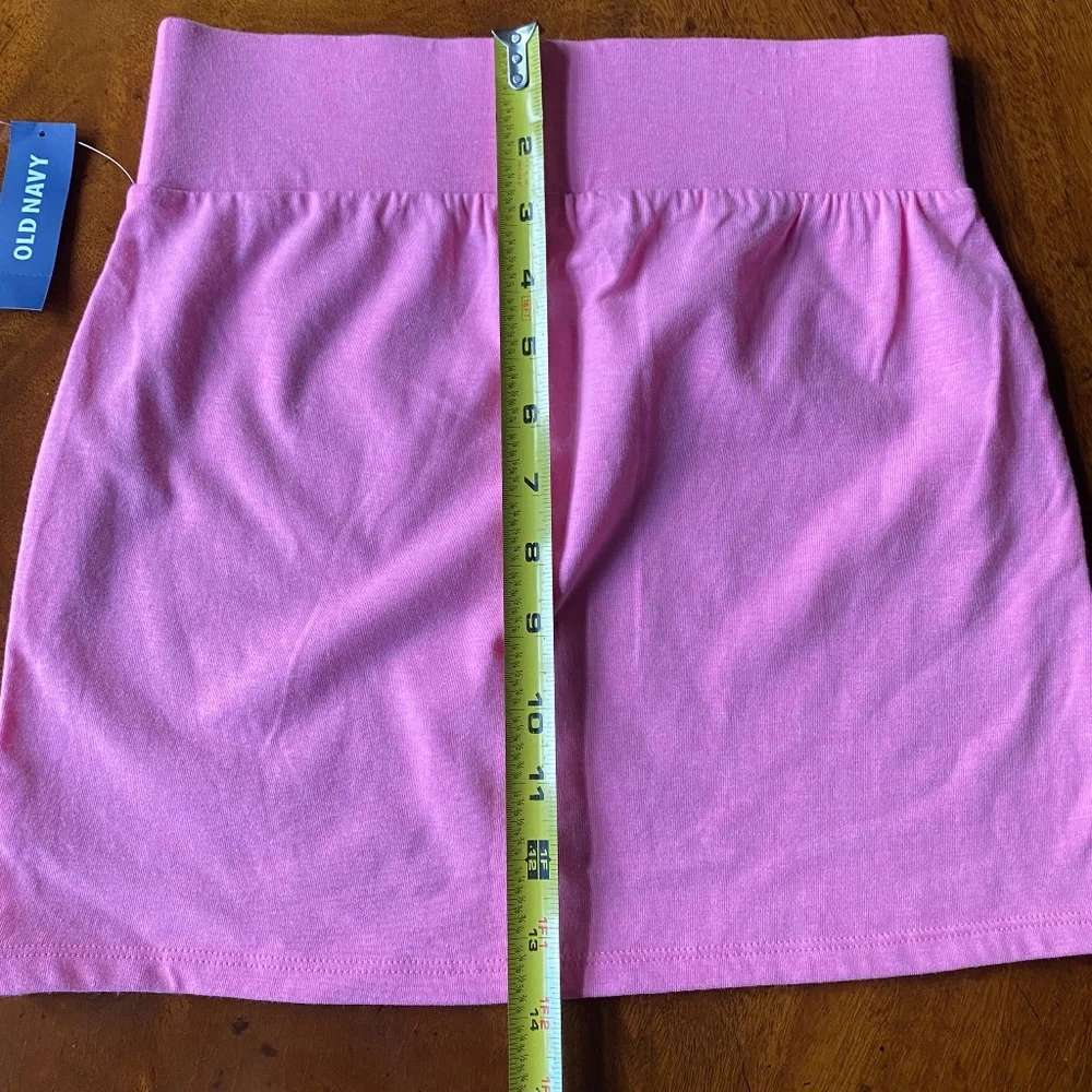 Old Navy cotton stretch mini skirt pink L 10/12